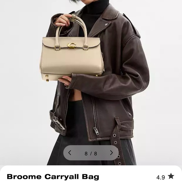 Coach Broome Carryall Bag in Brass/Ivory with Gold Hardware New with tags - Picture 7 of 15